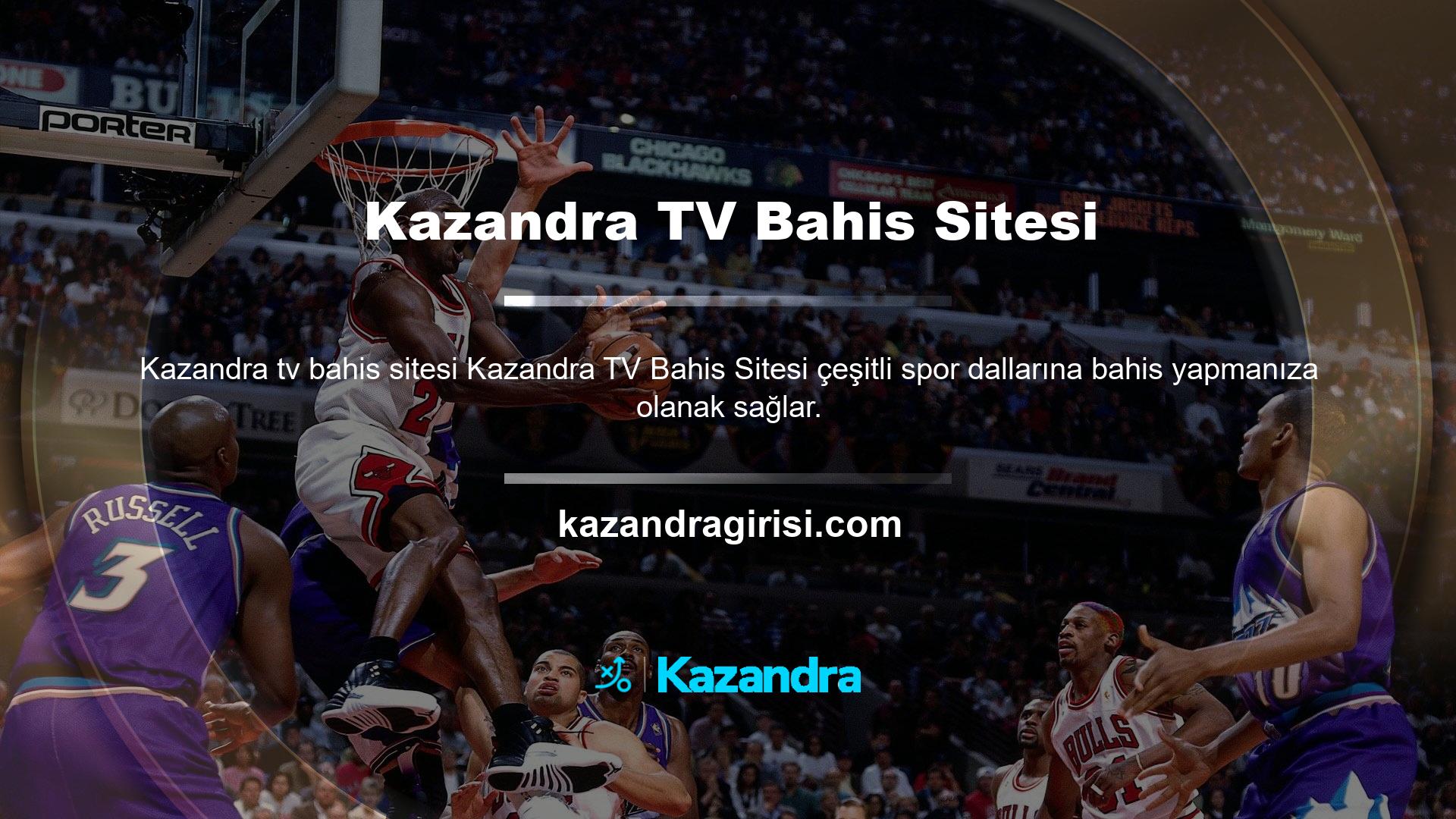 Ayrıca site üzerinden maç istatistiklerini takip edebilir ve iOS mobil bahis sitesi Kazandra TV’yi indirebilirsiniz